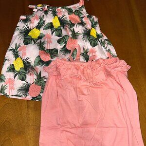Girls size 6-9 months Baby Place 1 dress 1 romper